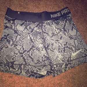 Nike pro spandex shorts